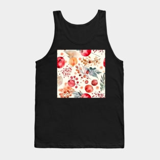 Winter Mood Retro Design Tank Top